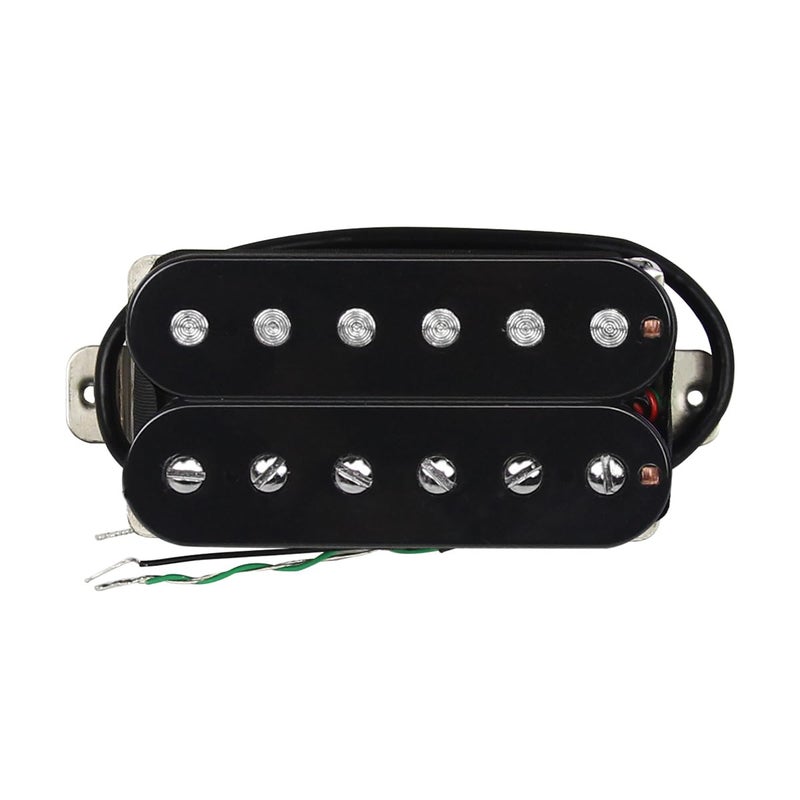 FLEOR Electric Guitar Pickup Double Coil Humbucker Pickups 52mm Ceramic Bridge Pickup-Black - Image 3